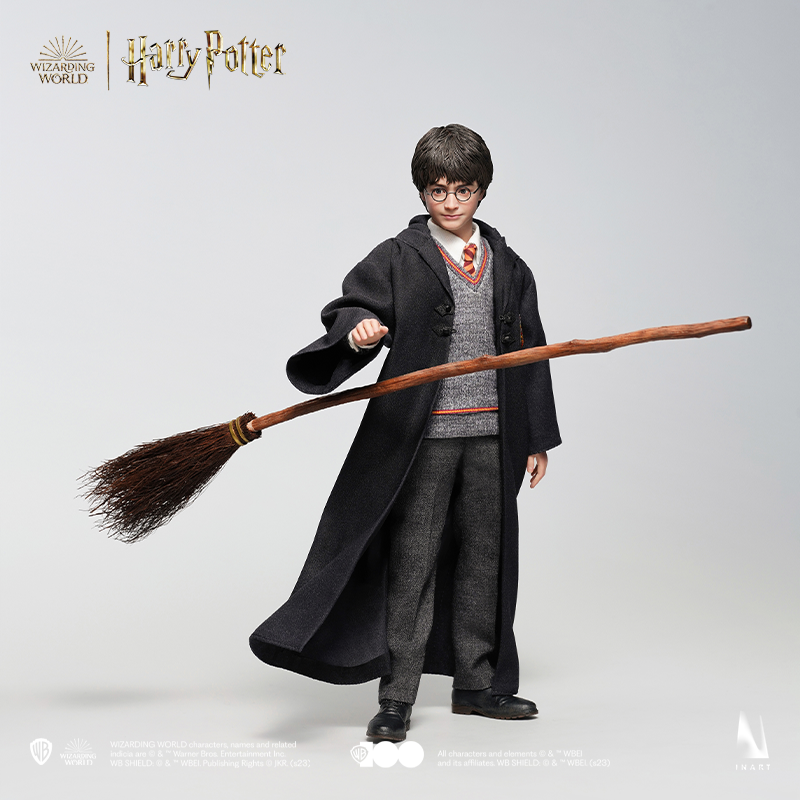 Miniature sculpture of Harry Potter, the famous wizard