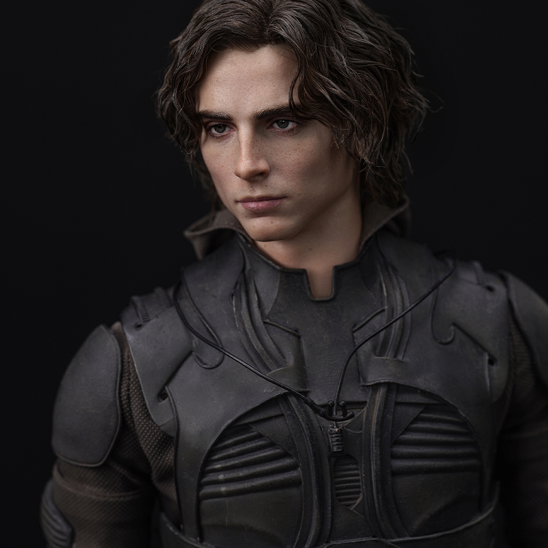 Intricate design elements in Paul Atreides collectible.