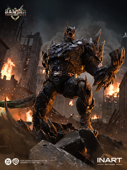 22.inart the devastator action figure from dark nights: metal with detailed figure sculpt and battle stance