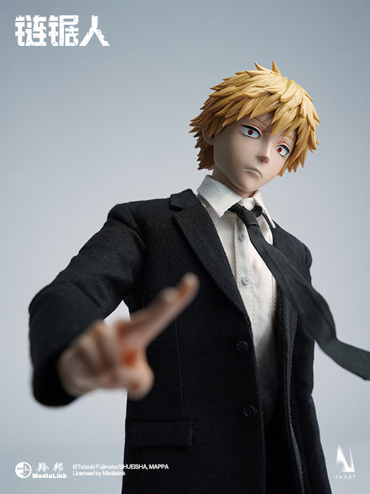 INART’s handcrafted Denji figure with anime-accurate expressions and weapon details.