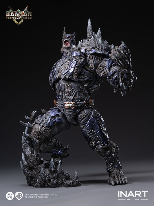 4.inart the devastator action figure showing textured armor across the articulated figure body