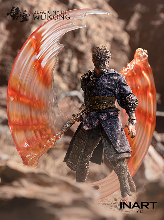 A Pair Of Staff Effect Piece of INART The Destined One In the Bronze Armor Set Twelfth Scale Action Figure