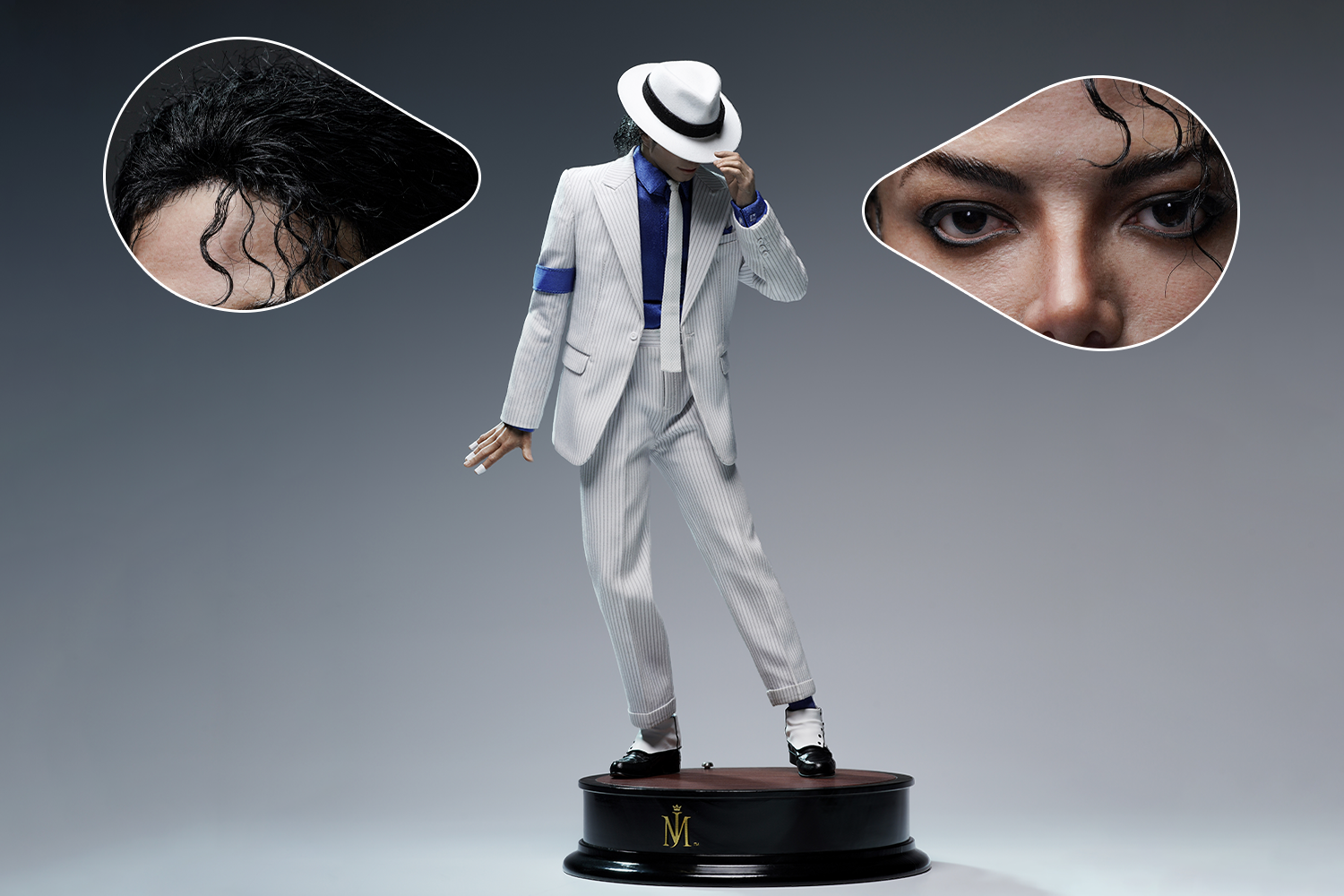 Articulated Eyes and Rooted hair of INART MJ Sixth Collectible Figure
