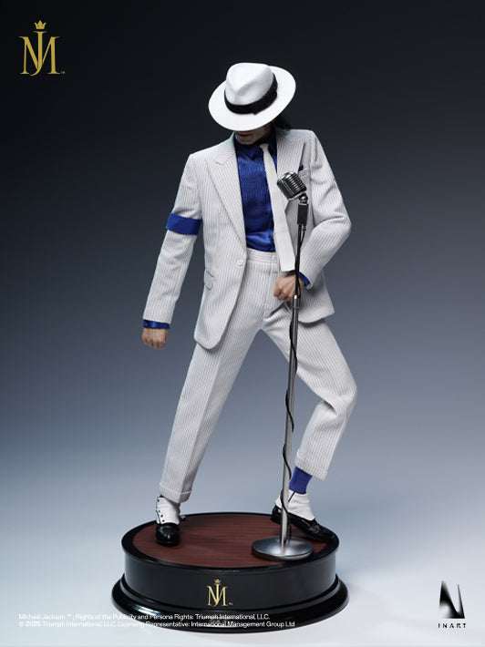 Authentic Michael Jackson Smooth action figure with adjustable joints, capable of displaying various poses