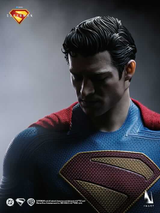 Authentic Superman Sixth Scale Collectible Figure with a Dynamic Expression