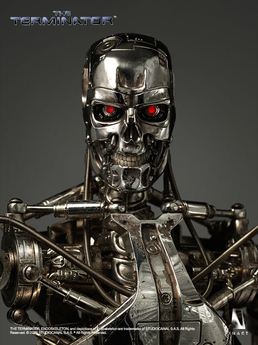 Detailed Endoskeleton Skull Sculpt from The Terminator
