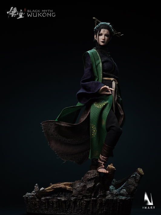 Full display of INART The Fourth Sister 1 6 collectible figure with base stand