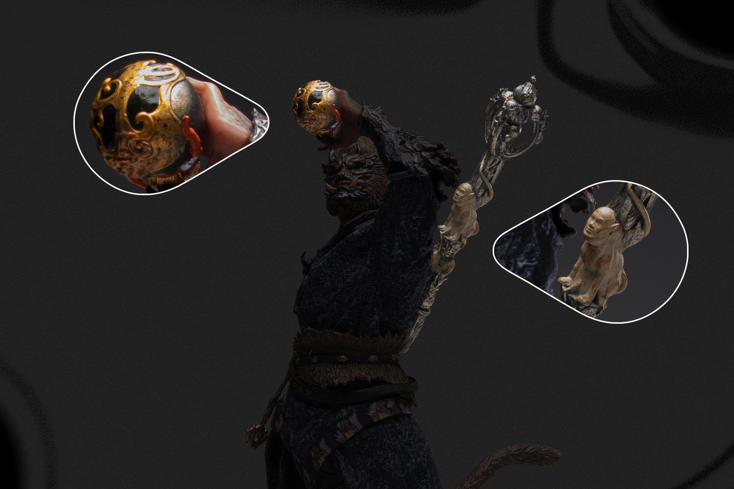 High-detailed Accessories of INART Wukong Twelfth Scale Figure offered by premium customers