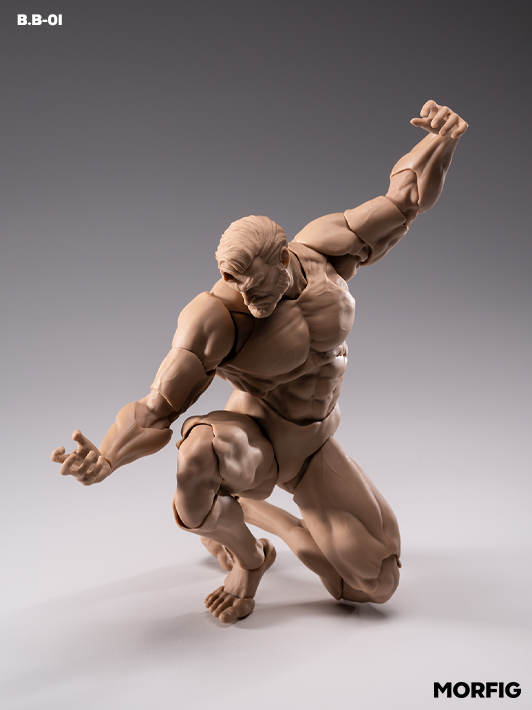 INART 1 12 skintone articulated male body for realistic posing and creative customization