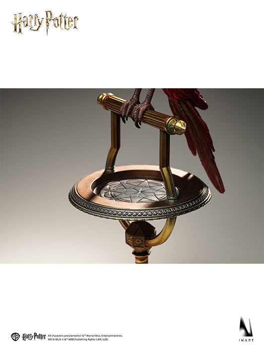 INART Albus Dumbledore licensed Harry Potter collectible figure with lifelike phoenix on detailed display base