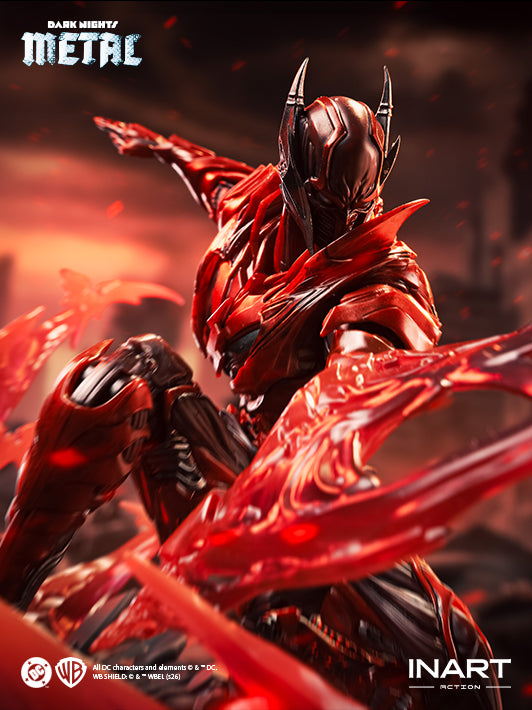 INART Batman The Red Death 1/6 scale DC licensed figure with lifelike armor and battle-ready pose