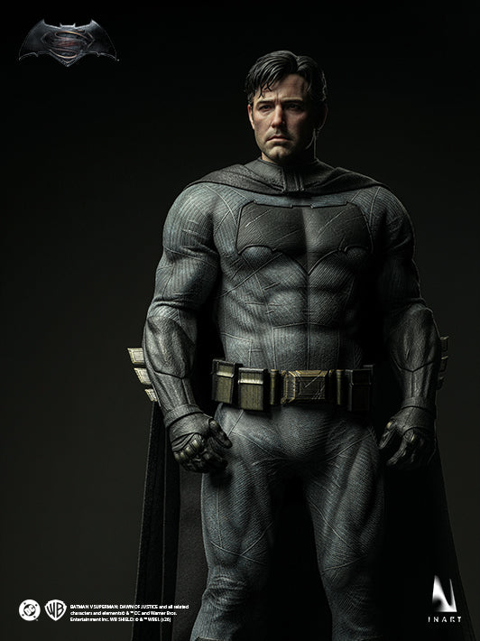 INART BvS Batman figure utility belt and gauntlet close-up