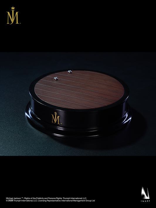 INART Michael Jackson action figure’s exclusive base highlighting a sleek and premium aesthetic