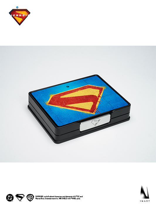 INART Supergirl 2026 1/6 collectible figure themed display base close-up