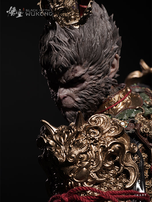 INART The Great Sage's Broken Shell 1/6 collectible figure close-up of head sculpt