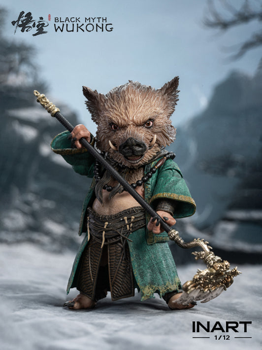 INART Zhubajie action figure with movable mouth inspired from BlackMyth Wukong