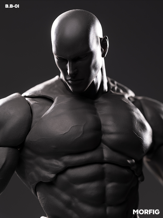 INART grey 1 12 articulated male body designed for realistic posing and flexibility