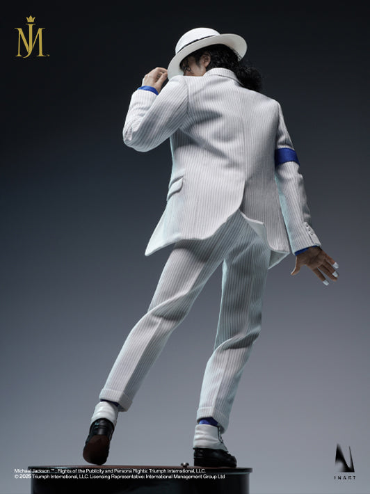 Michael Jackson action figure showcasing the back details of the pose from Smooth Criminal