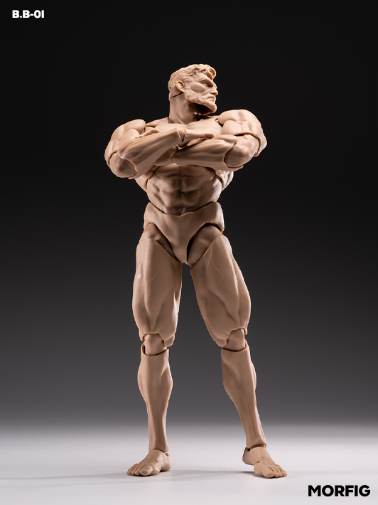 Skintone INART 1 12 blank male figure showing natural movement