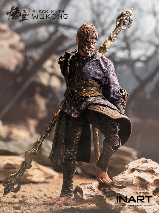 black myth wukong the destined one 1 12 scale figure detail emphasizing pose flexibility