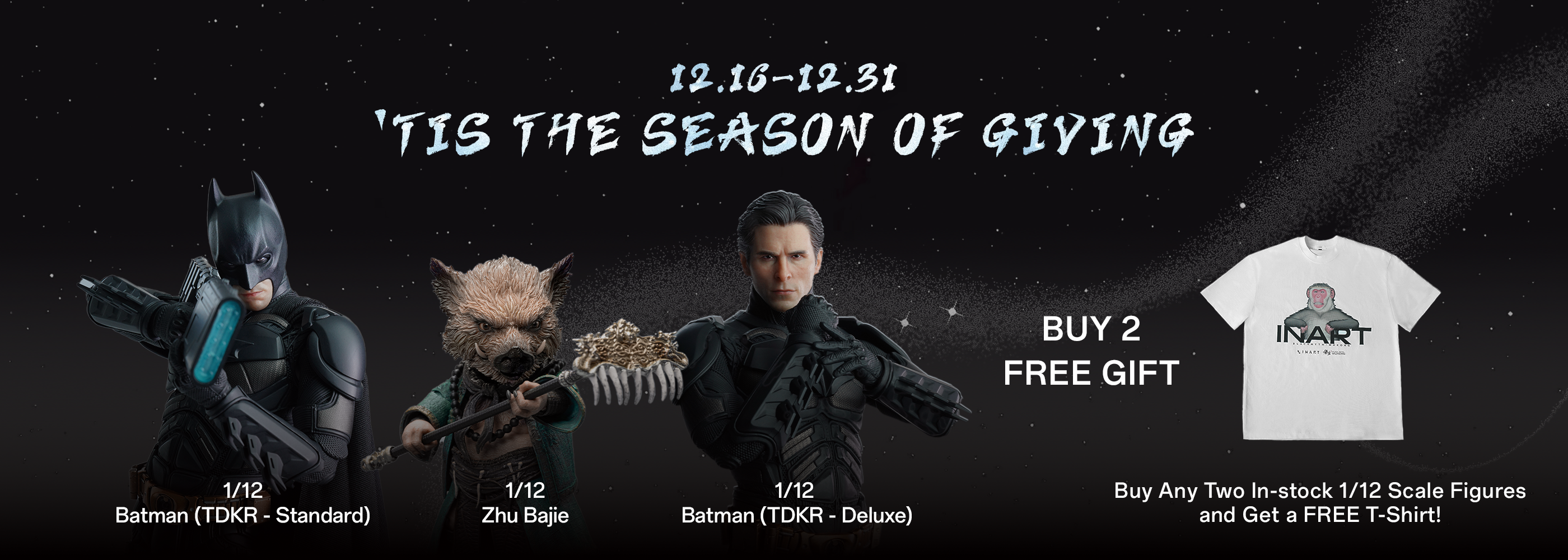 buy two inart 1 12 scale figure and get t shirt for free