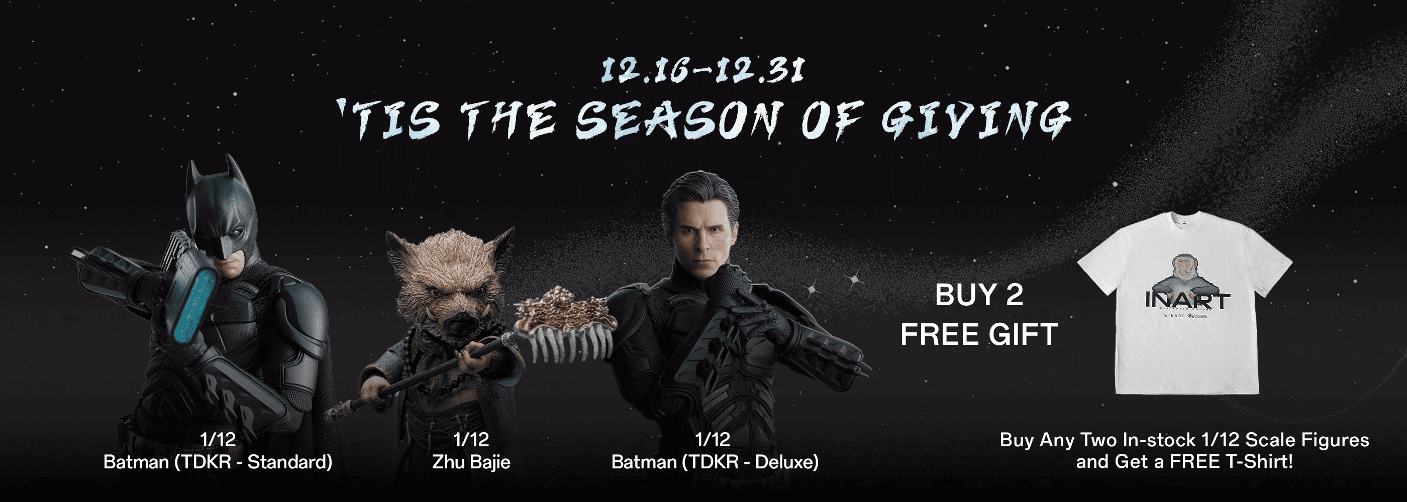 buy two inart 1 12 scale figure and get t shirt for free