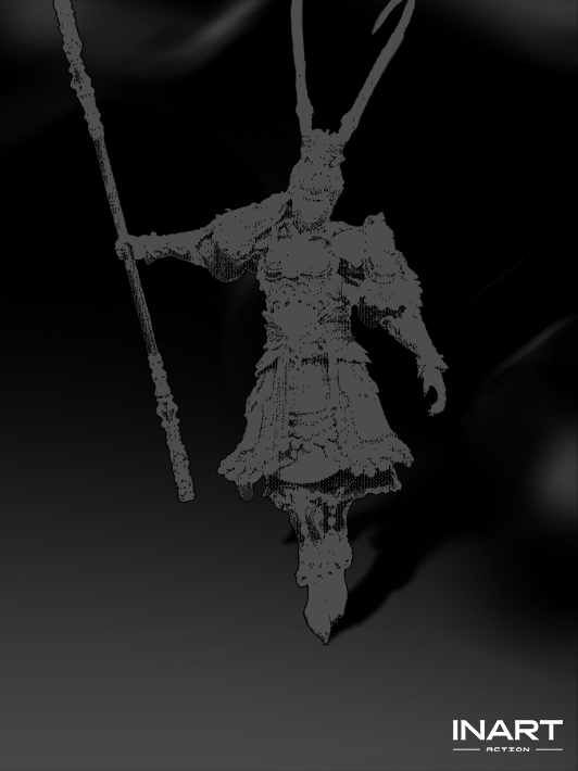 Black Myth: Wukong 1/12 Action Figure - The Destined One in the Great Sage Armor Set