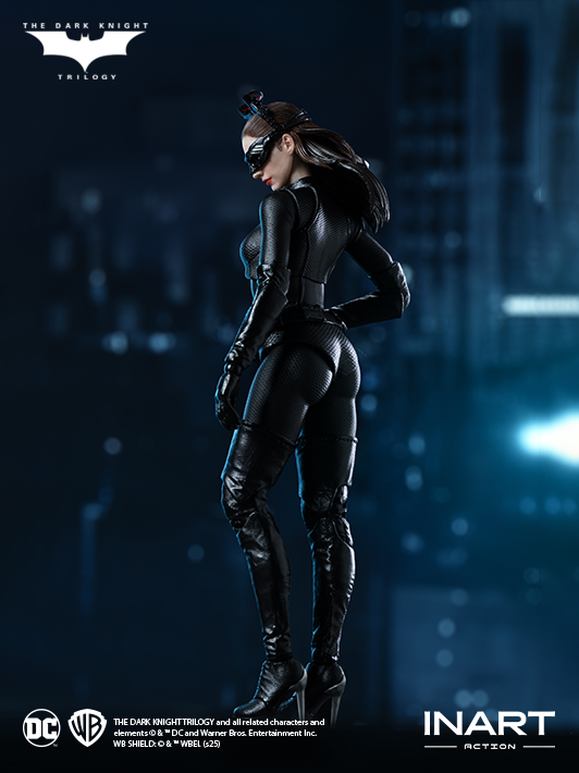 inart 1 12 catwoman figure action figure display highlighting movie accurate sculpt and dynamic pose