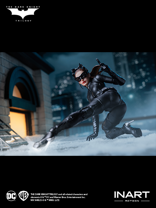 inart 1 12 catwoman figure inspired by the dark knight rises with flexible joints and detailed costume design