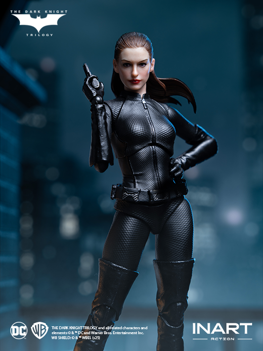 inart 1 12 catwoman figure posed dynamically with sleek silhouette and action figure articulation