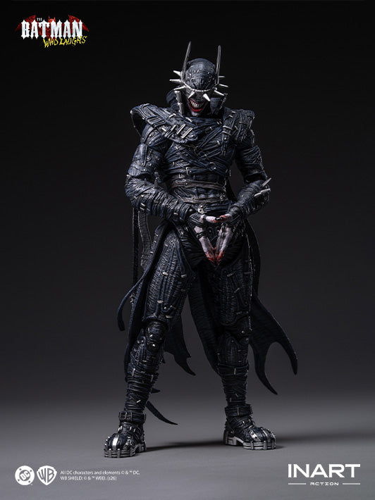 inart the batman who laughs action figure features articulated limbs allowing expressive and dark display poses