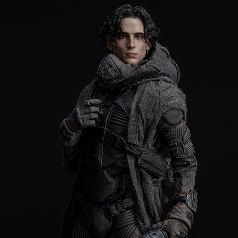 Authentic portrayal of Paul Atreides' likeness.