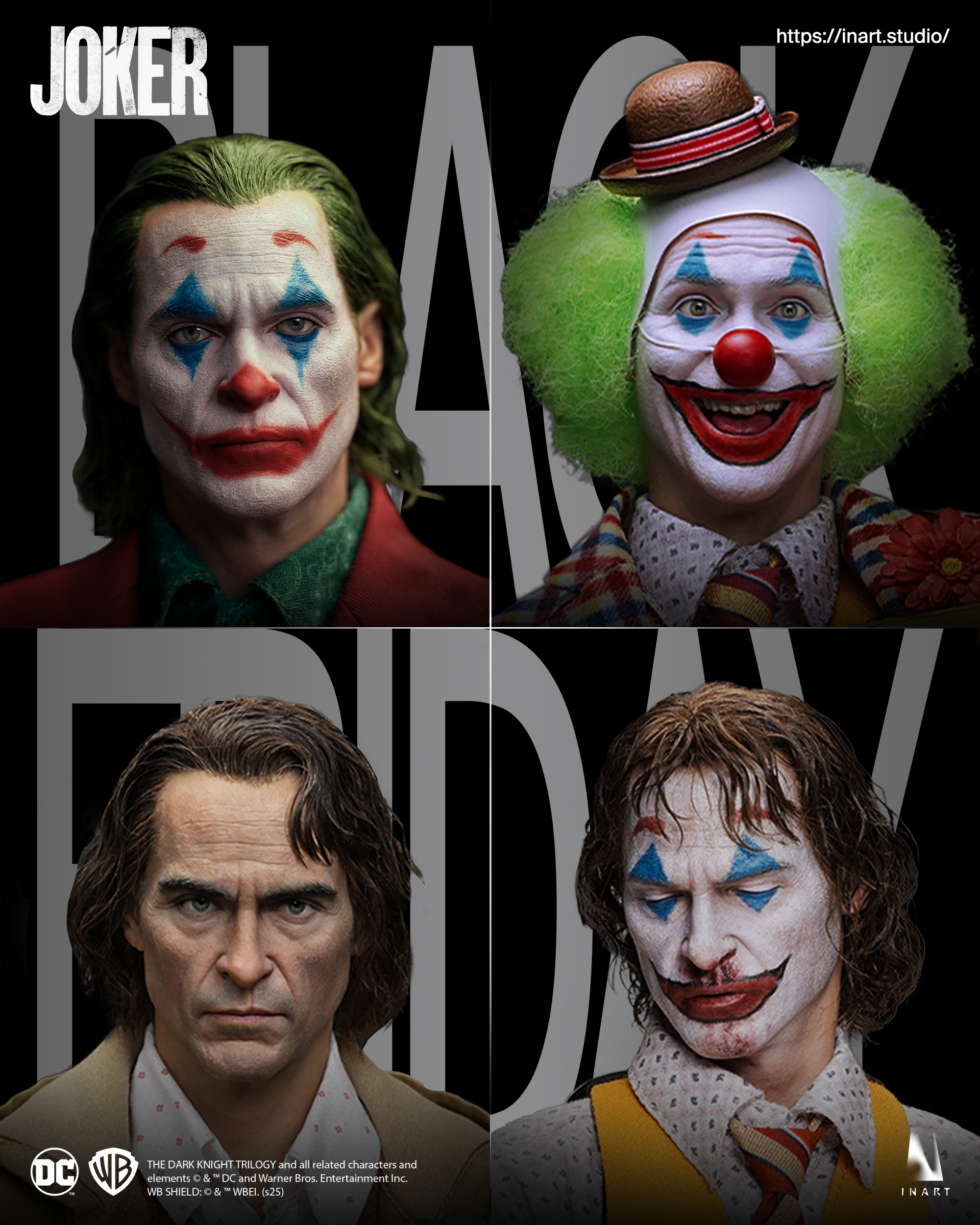 プレミアム版1体 INART Joker (2019) ジョーカー 1/6 JOKER (2019) 1/6 Figure - IN STOCK - INART (Official)