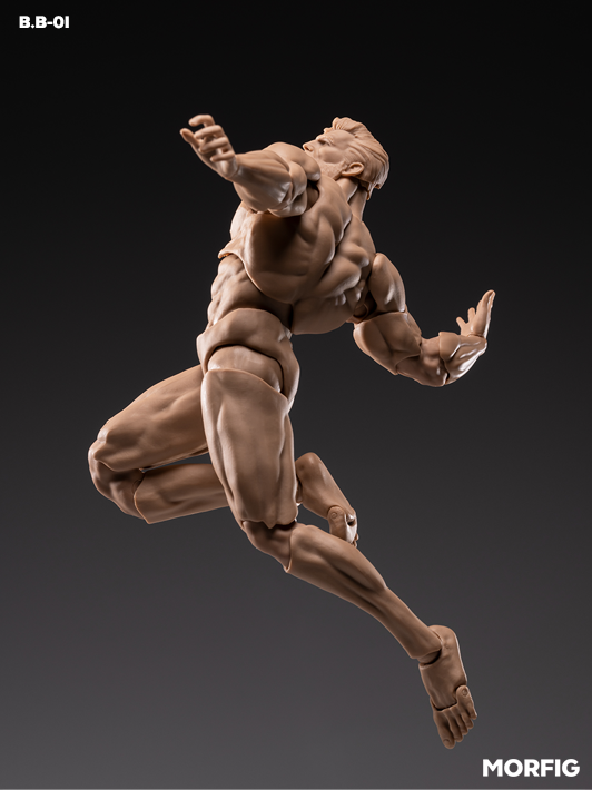 INART 1 12 skintone male body with natural proportions and lifelike muscular form