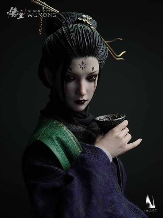 INART 1 6 collectible figure The Fourth Sister posed with cup accessory