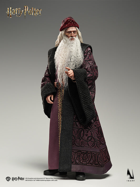 INART Albus Dumbledore figure wearing detailed purple robe