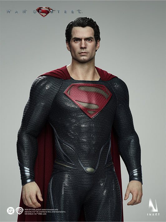 INART Superman 1/6 collectible figure in a neutral standing pose with relaxed hands
