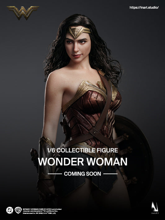 INART Wonder Woman 1 6 collectible action figure of Diana Prince in iconic armor, inspired by DC Universe movies