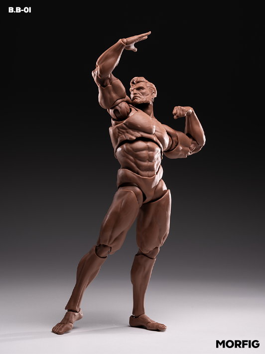INART black 1 12 scale blank body featuring realistic physique and smooth articulation