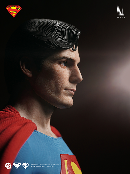 Superman 1978 figure detailed fabric texture and tailoring