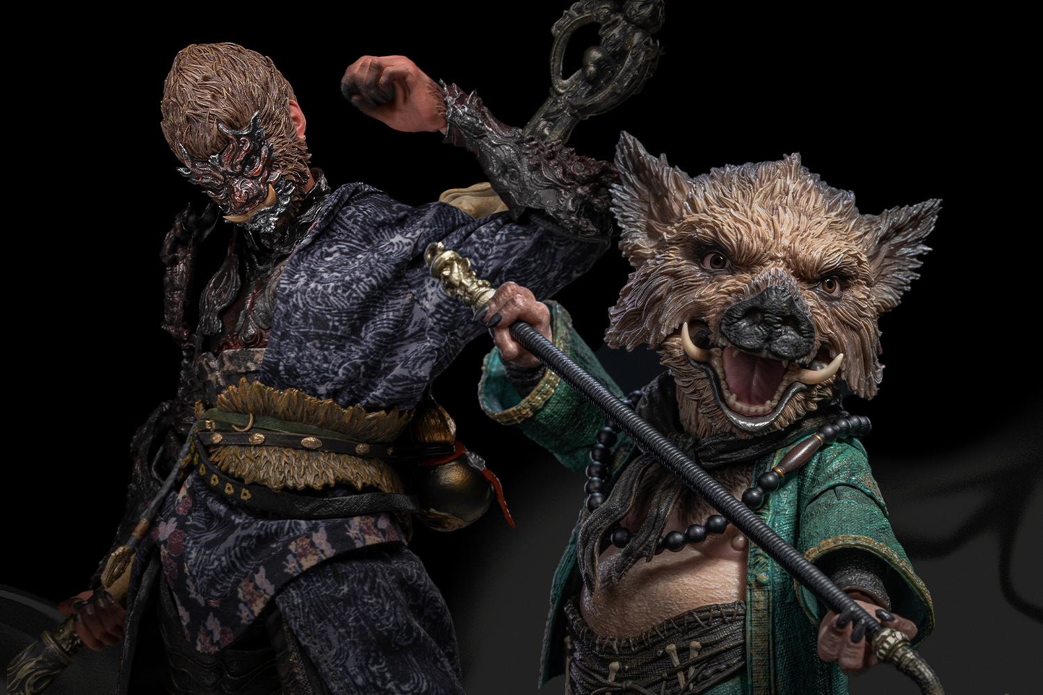 The Destined One and his trusty companion Zhu Bajie are now both in stock!