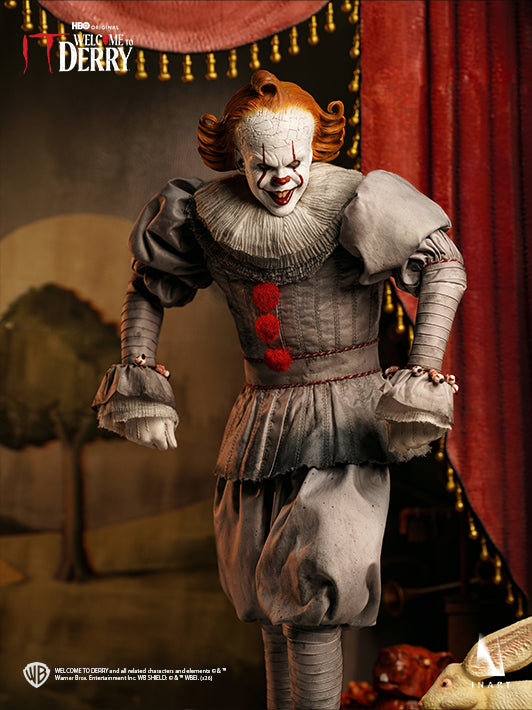 Welcome to Derry Pennywise 1/6 figure full-body circus display scene