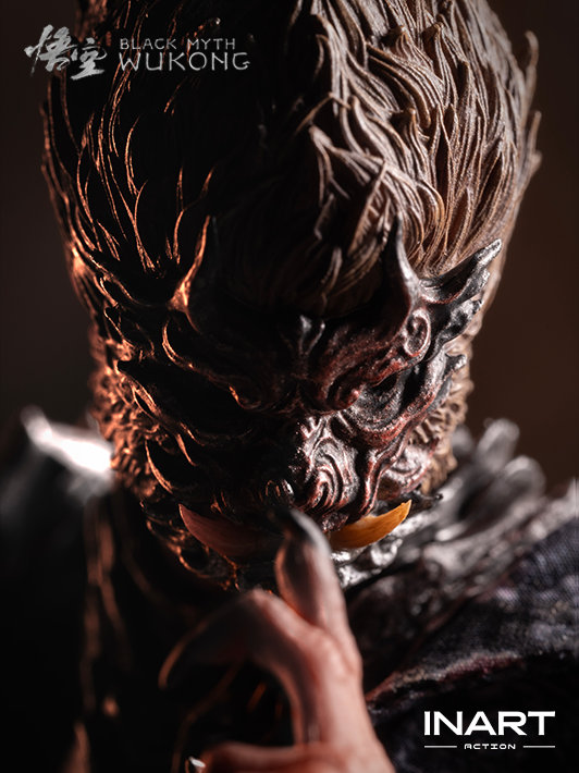 black myth wukong the destined one 1 12 scale figure detailed close up showing realism and articulation