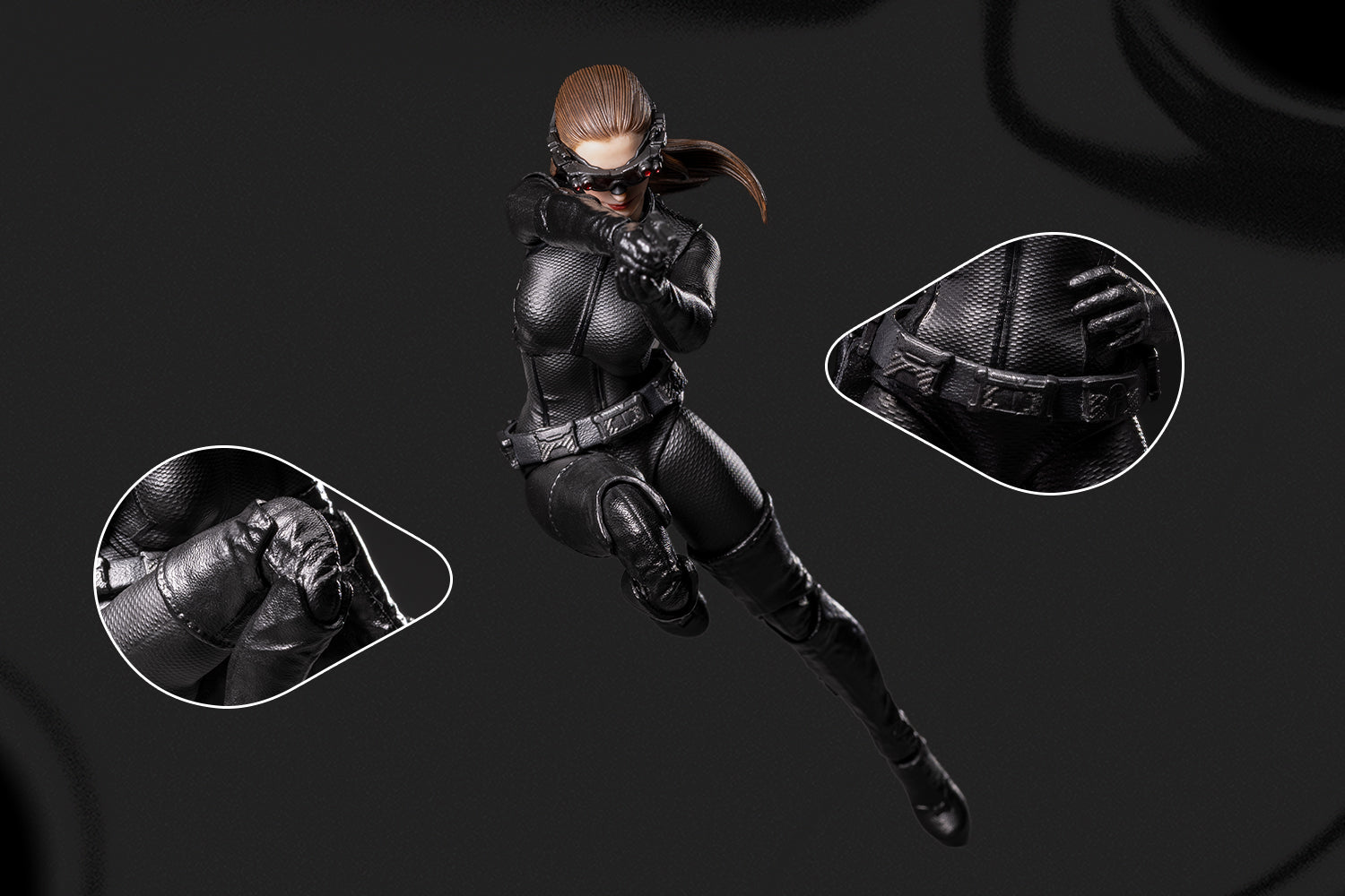 inart 1 12 catwoman action figure can recreate the iconic poses with ease