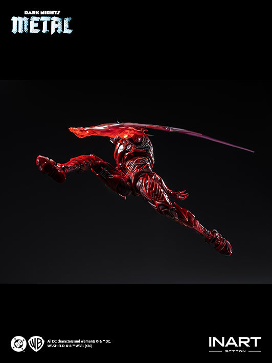 inart batman the red death action figure displaying articulated joints suited for dynamic posing