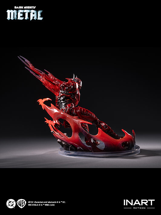 inart batman the red death action figure emphasizes articulated joints and realistic pose transitions