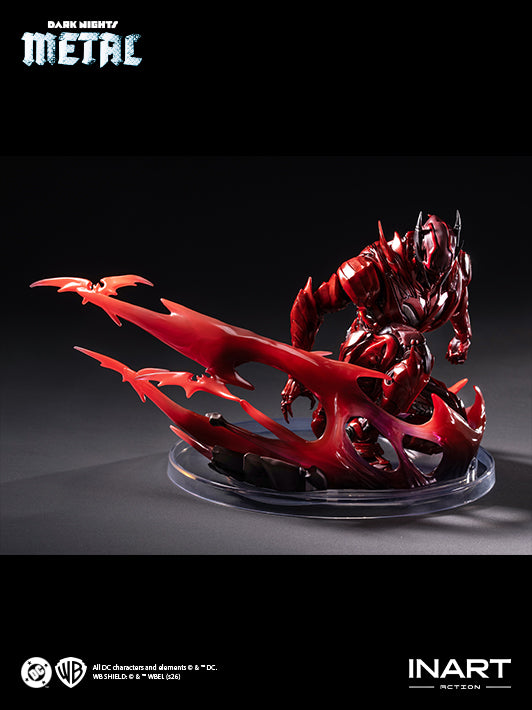 inart batman the red death action figure presents articulated joints for expressive display options