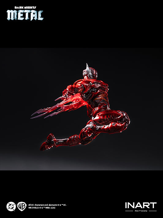 inart batman the red death action figure showcasing articulated joints and dynamic posing