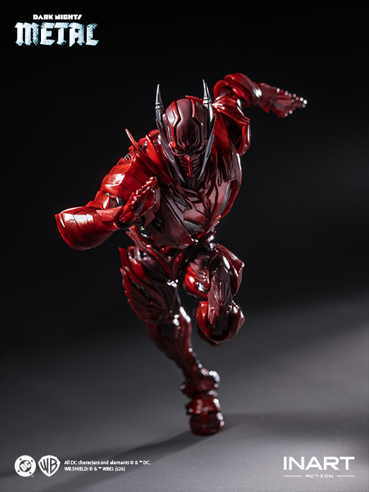 inart batman the red death action figure showcasing joint articulation for dynamic character stances