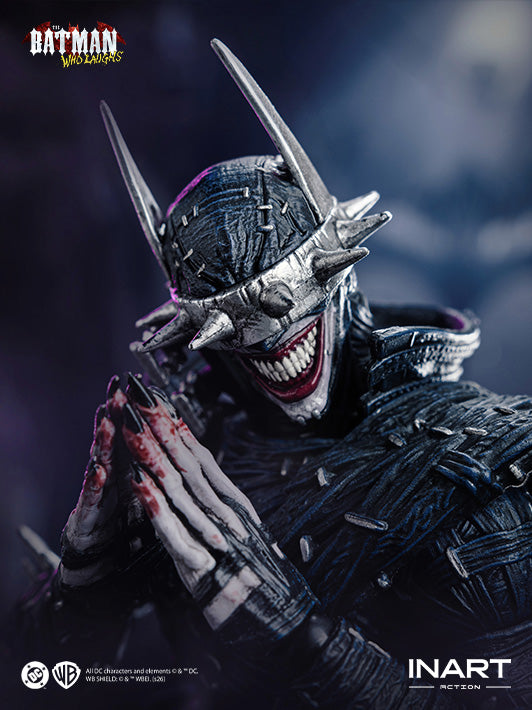 inart the batman who laughs action figure emphasizes articulation